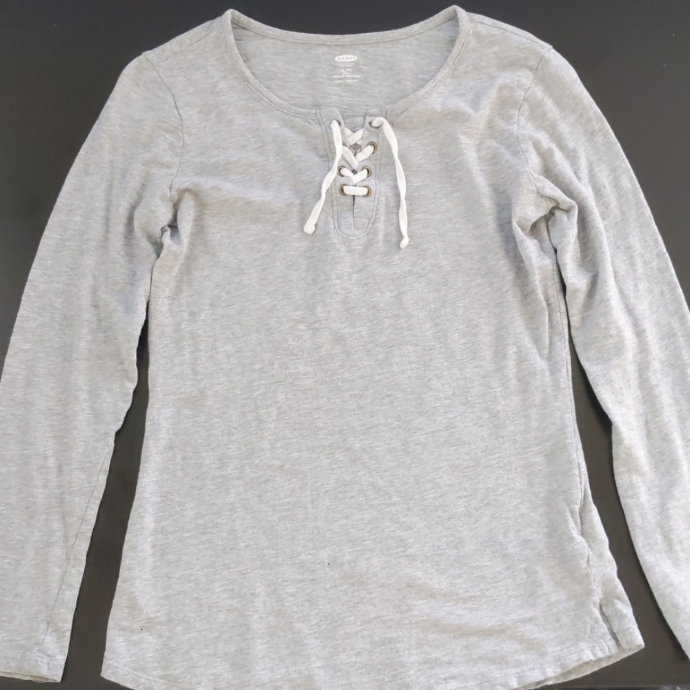 Gray Long Sleeve Shirt